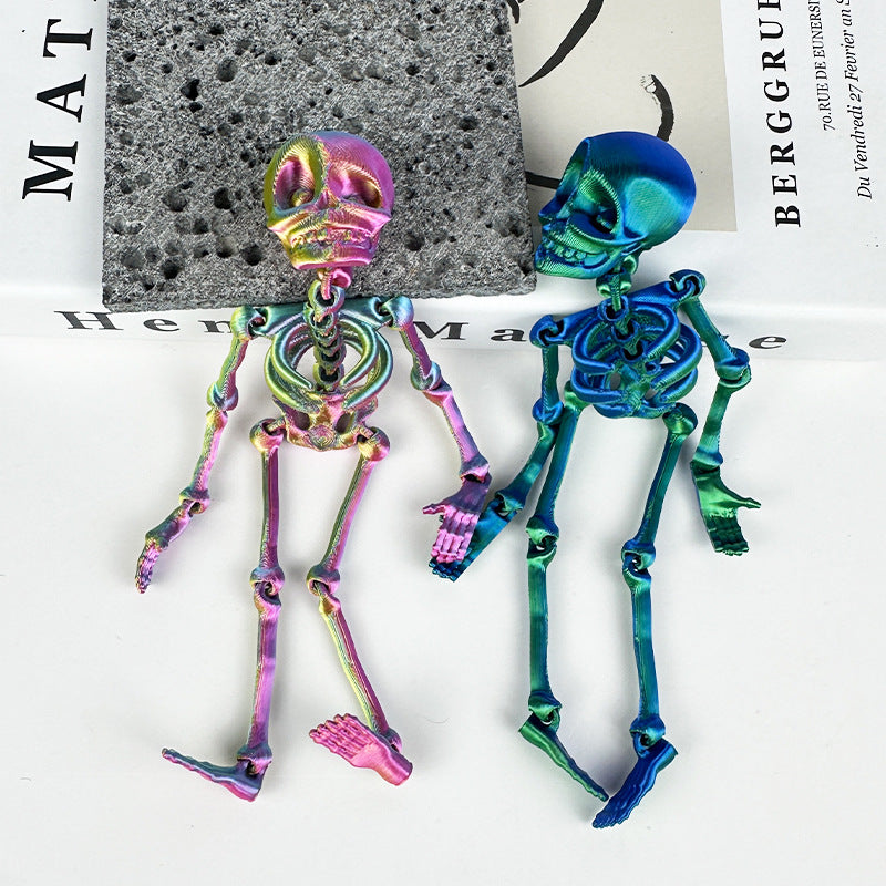 Wholesale 3D printed skeleton human joint movable refrigerator magnet